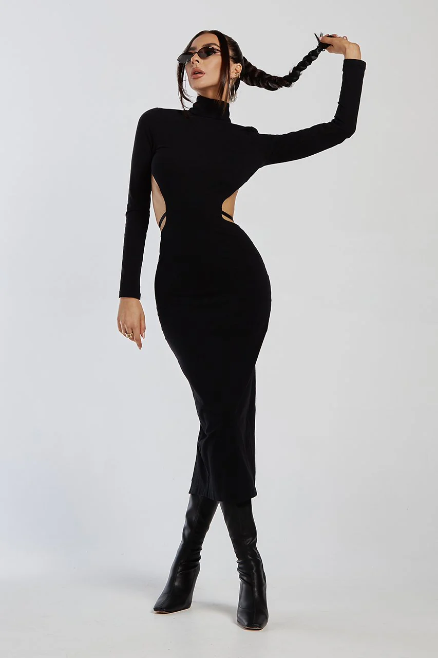 RUNAWAY Womens Valkyrie Dress - Black