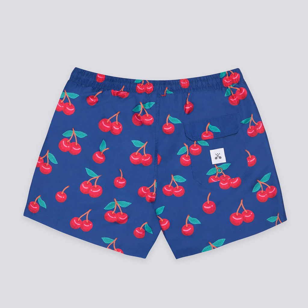 Skwosh Club MENS  CHERRY PICKER SWIM SHORTS - Image 3