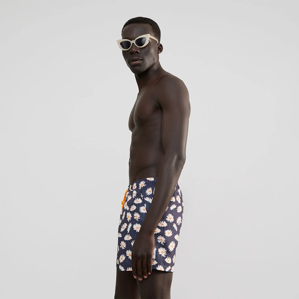 Skwosh Club MENS DAISY BABY SWIM SHORTS - DAISY PRINT - Image 3