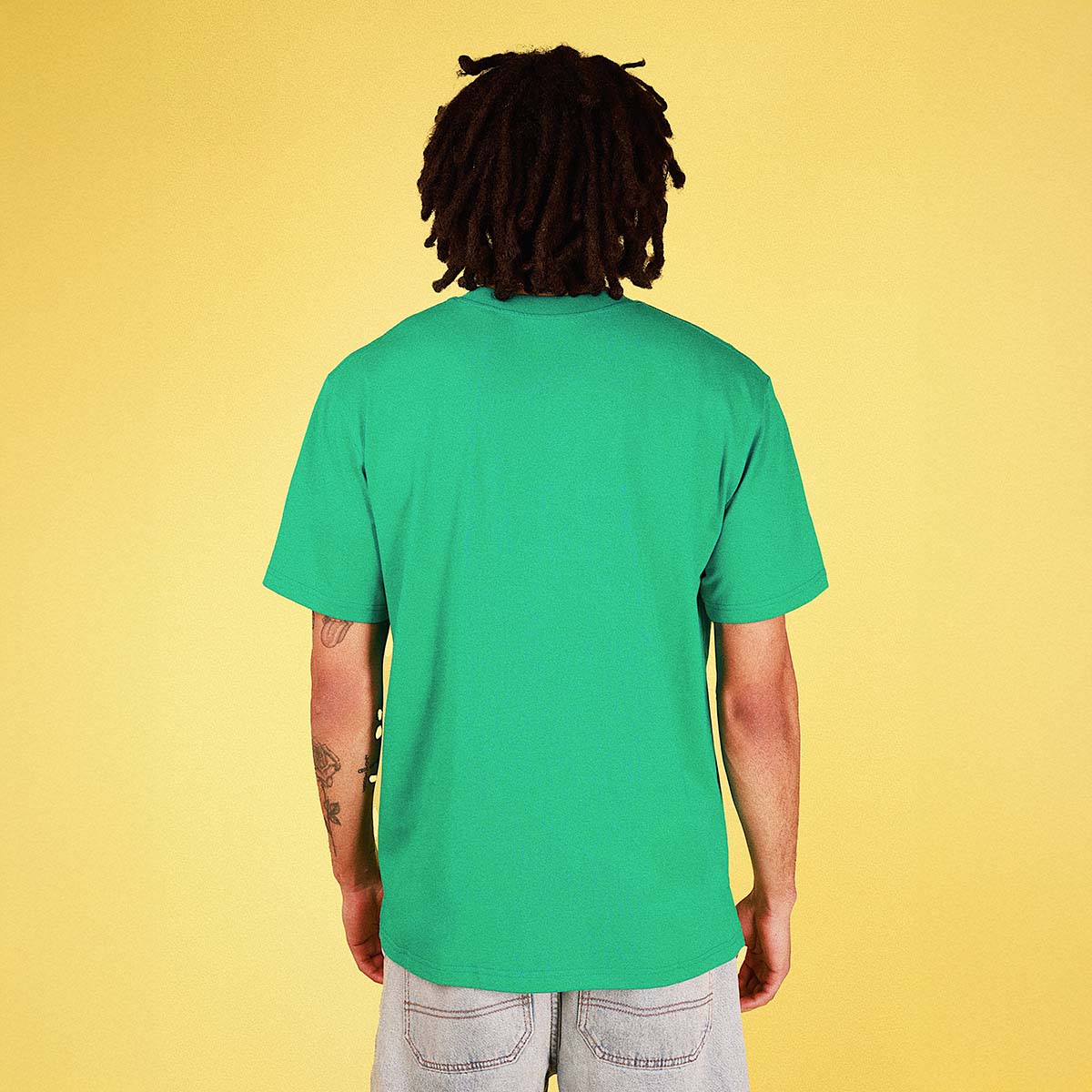 SKWOSH CLUB Mens Happy As Larry Slang Tee in Green - Image 7