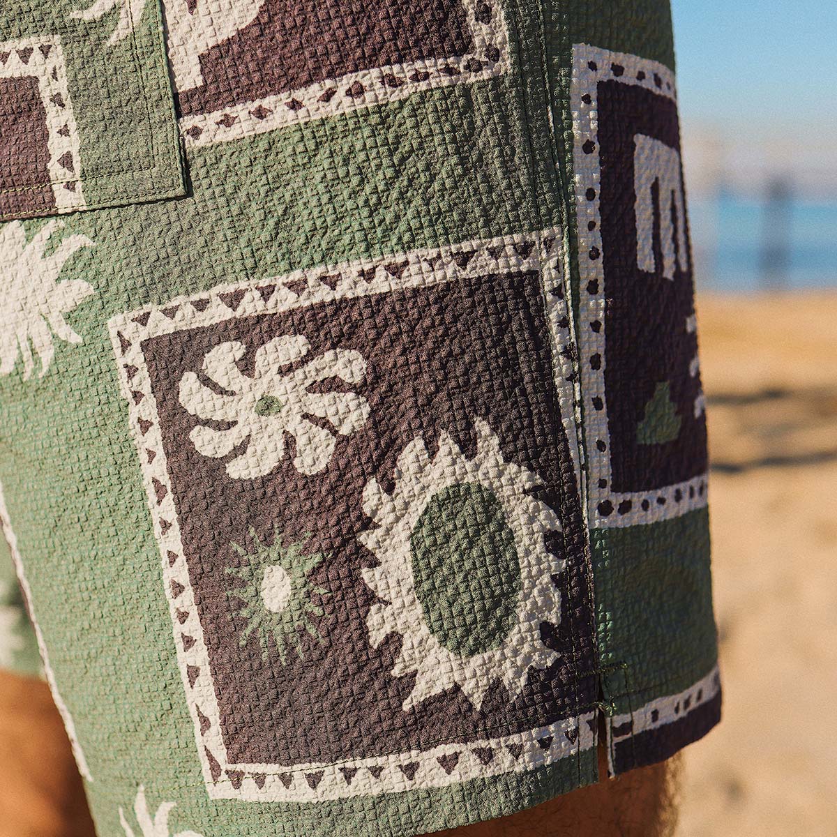 SKWOSH CLUB Mens Joshua Tree Everyday Shorts in Green - Image 12