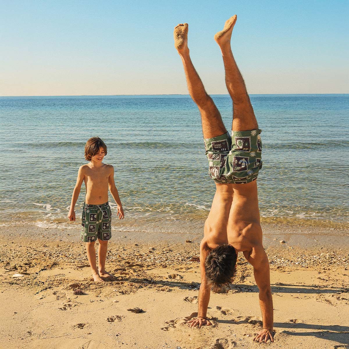 SKWOSH CLUB Mens Joshua Tree Everyday Shorts in Green - Image 9
