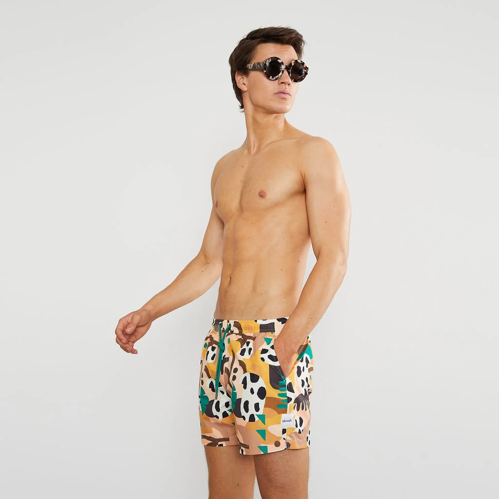 Skwosh Club MENS JUNGLE BOOGIE SWIM SHORTS - Image 4