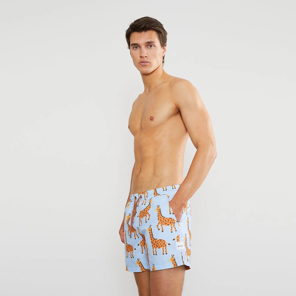 Skwosh Club MENS LONG NECK SWIM SHORTS - Image 4