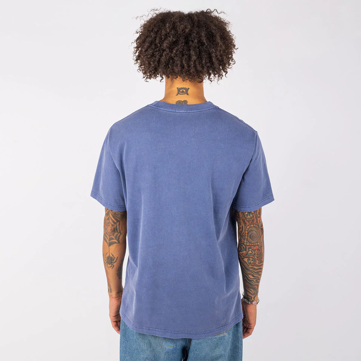 SKWOSH CLUB Mens She'll Be Right Regular Tee - Navy - Image 6