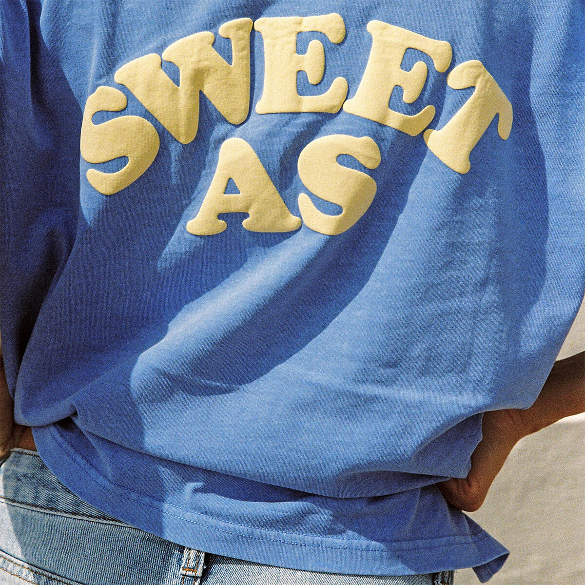 SKWOSH CLUB Mens Sweet As Slang Tee in Blue - Image 10