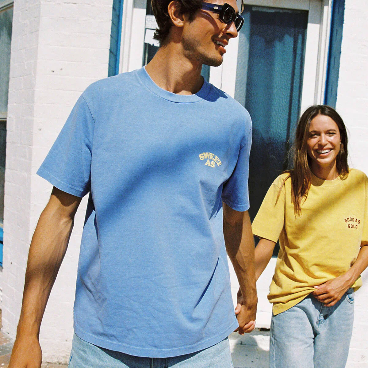 SKWOSH CLUB Mens Sweet As Slang Tee in Blue - Image 15