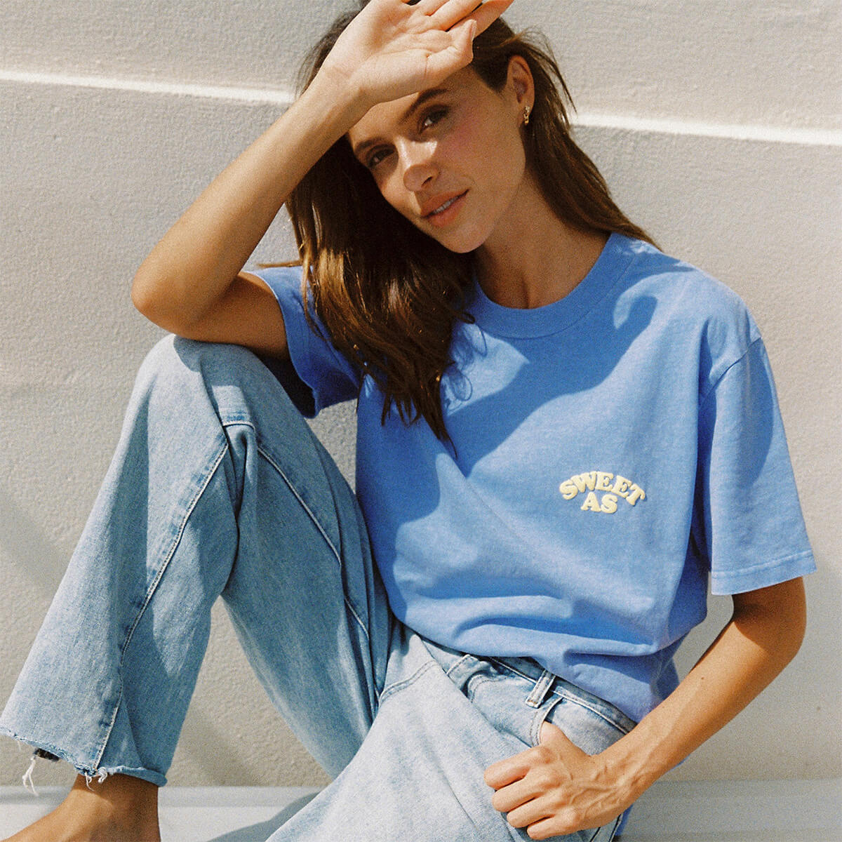 SKWOSH CLUB Mens Sweet As Slang Tee in Blue - Image 16