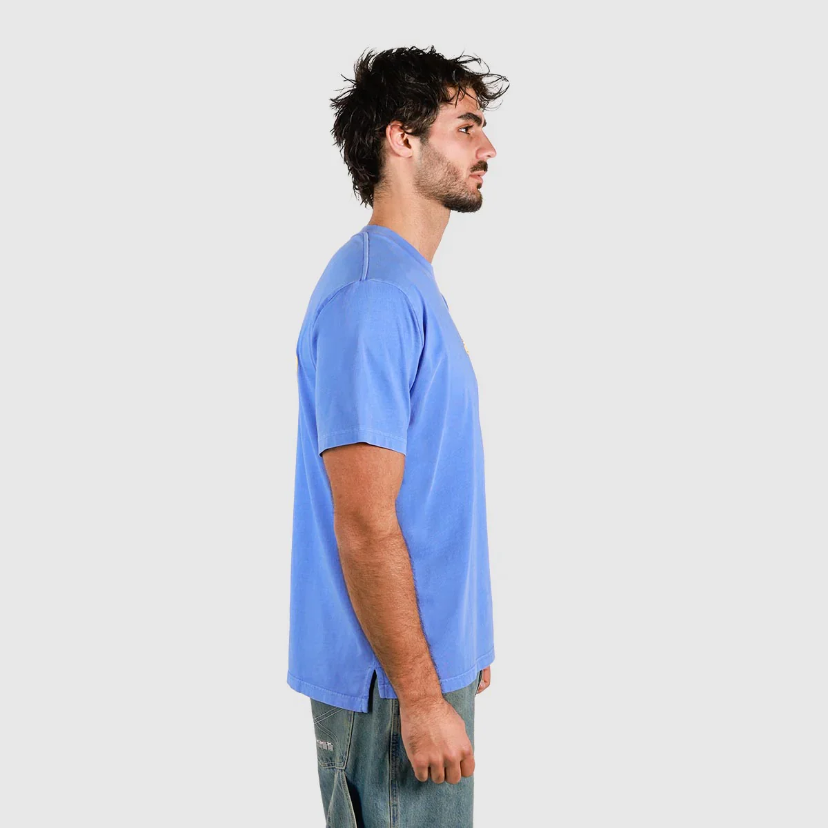 SKWOSH CLUB Mens Sweet As Slang Tee in Blue - Image 5