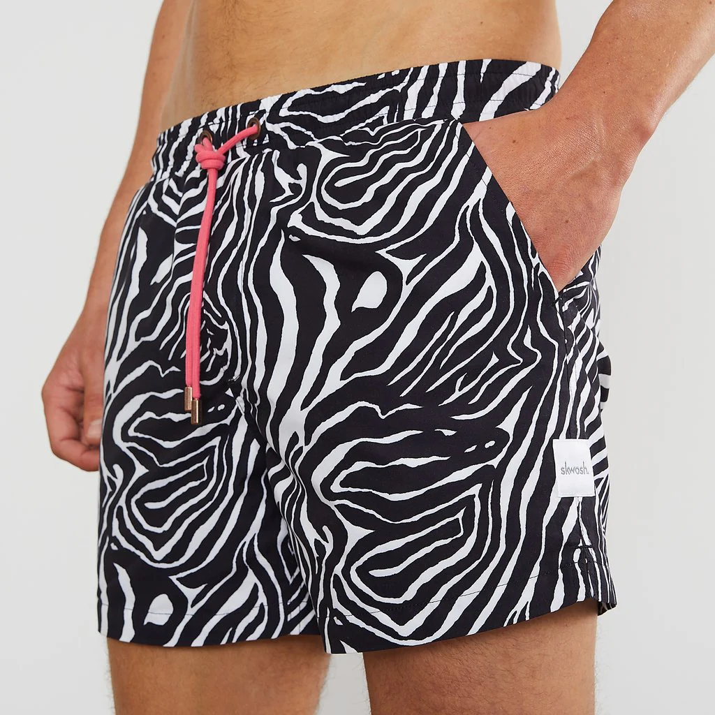 Skwosh Club MENS THE BIG Z SWIM SHORTS - Image 2