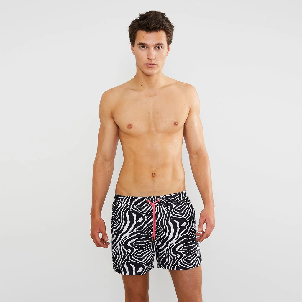Skwosh Club MENS THE BIG Z SWIM SHORTS - Image 3