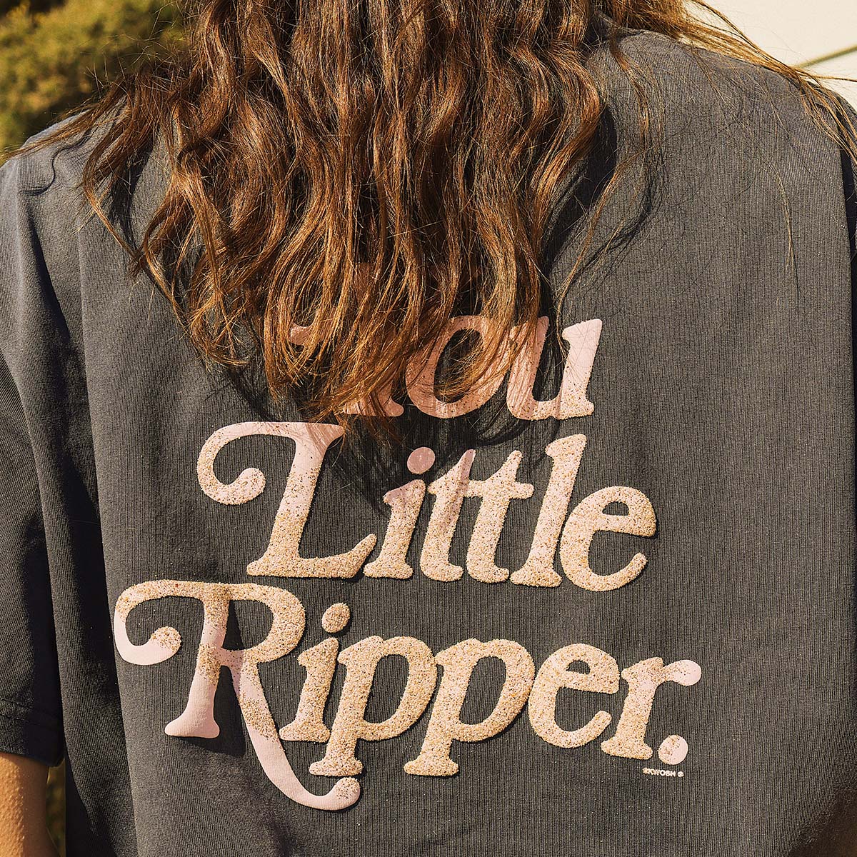 SKWOSH CLUB Mens You Little Ripper Slang Tee in Charcoal - Image 11