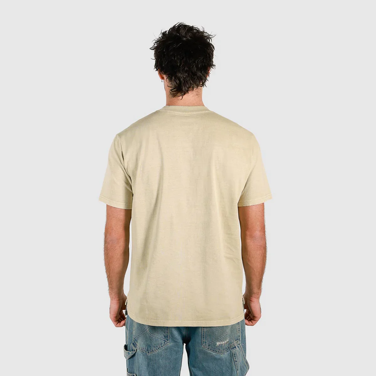 SKWOSH CLUB Mens You Little Ripper Slang Tee in Stone - Image 5