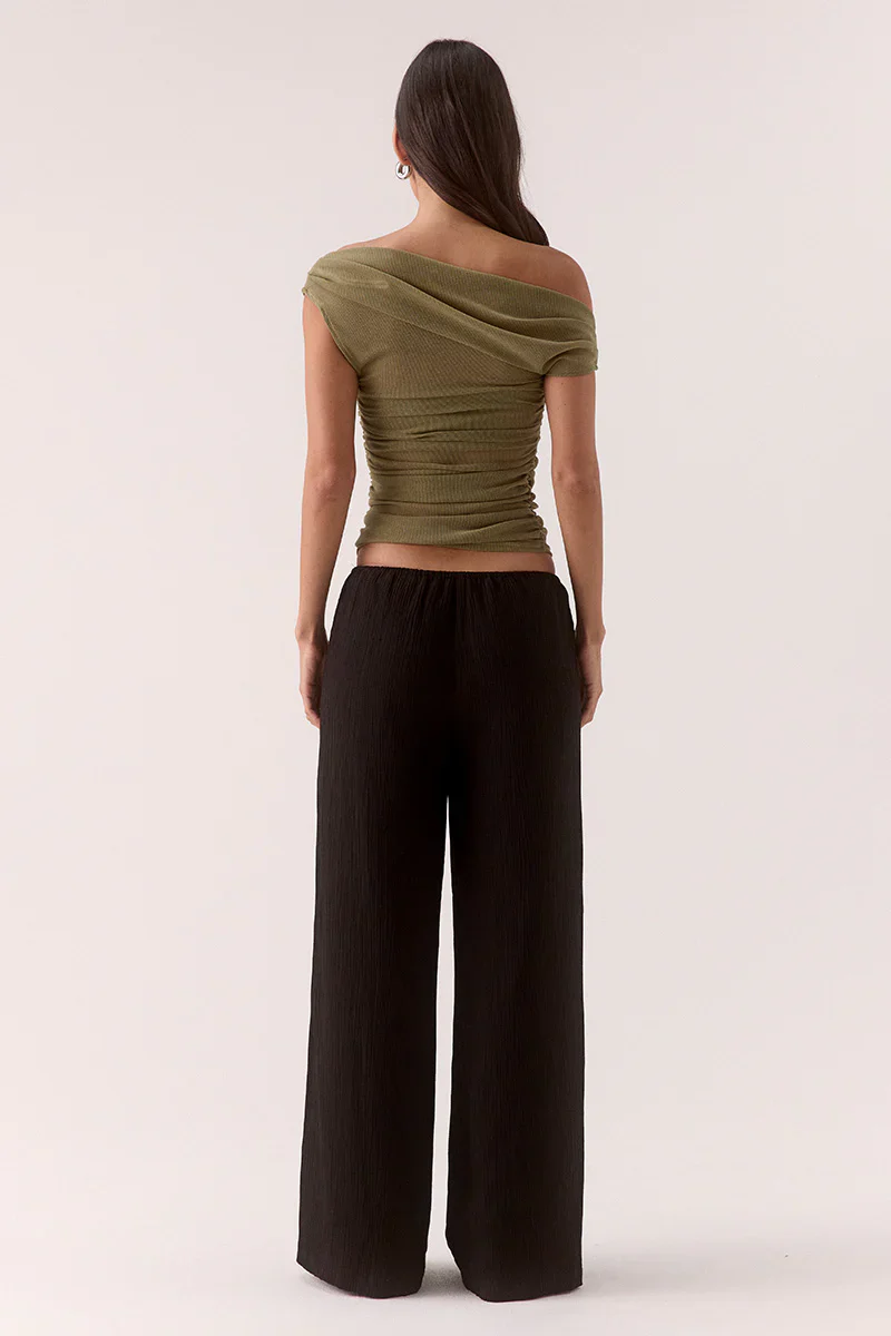 SOVERE Womens Zeya Top in Soft Khaki - Image 5