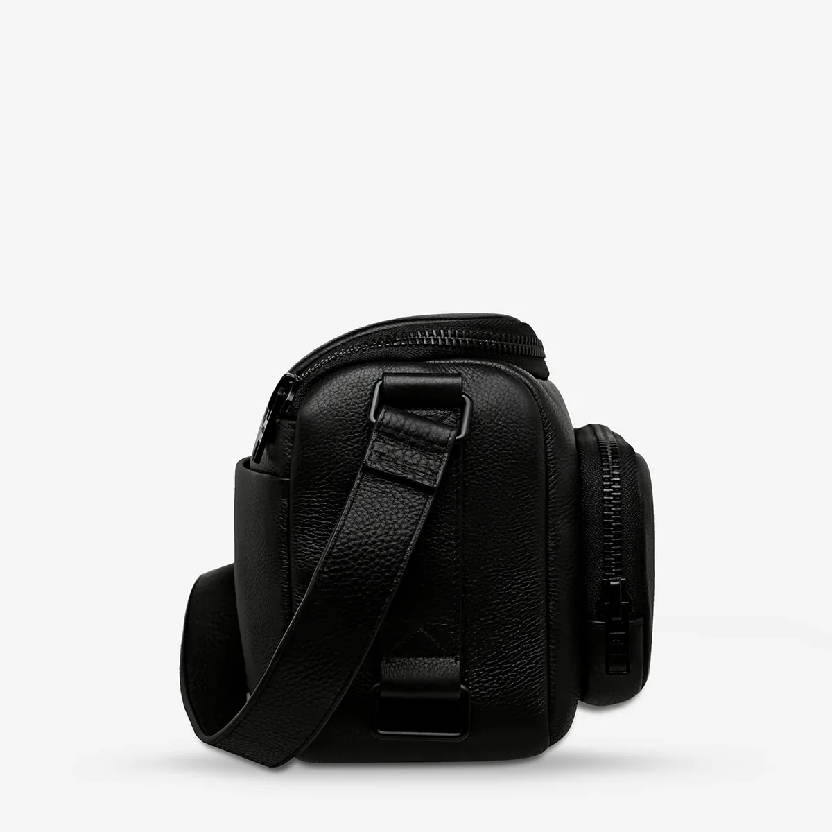 STATUS ANXIETY Loved You First Leather Camera Bag - Black - Image 4
