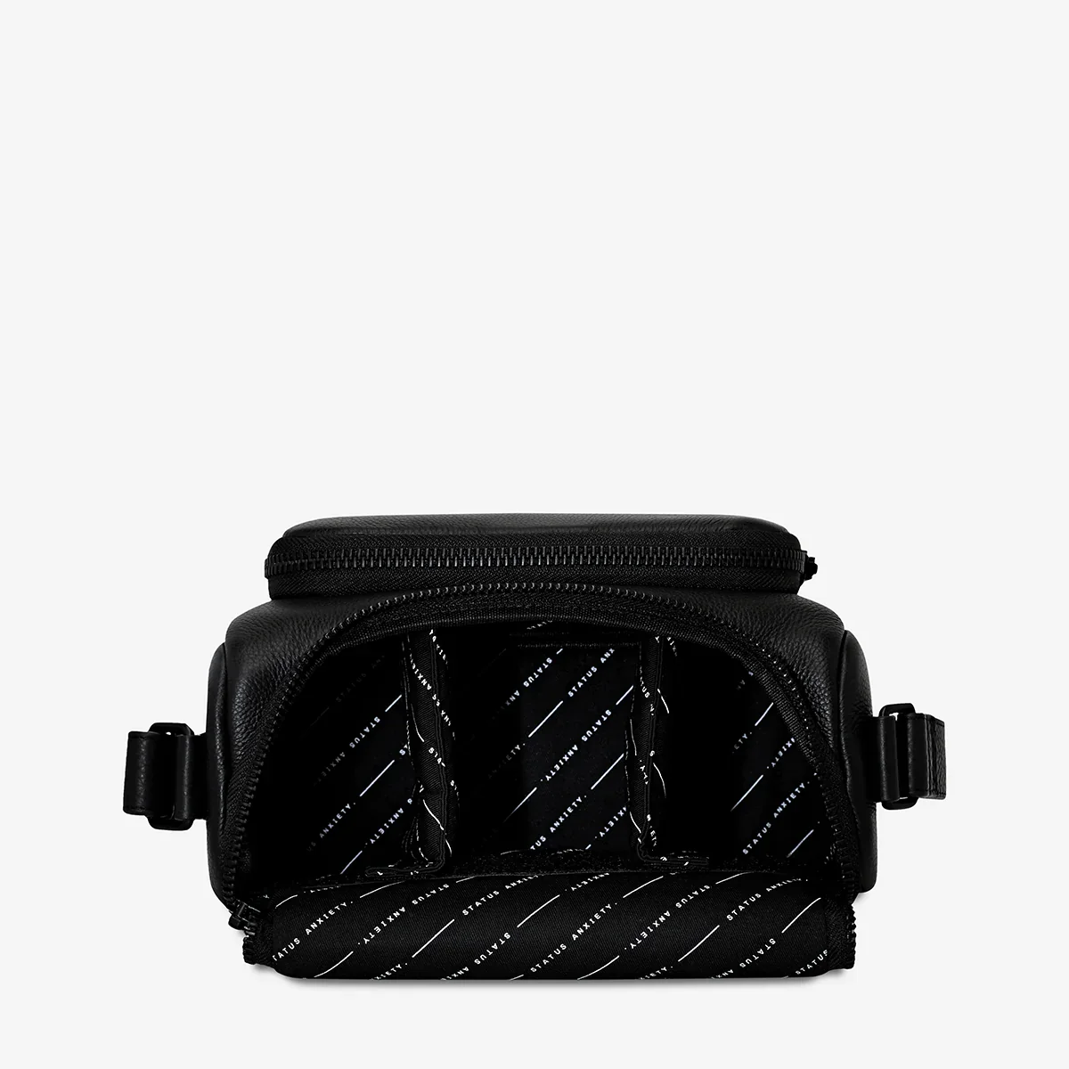 STATUS ANXIETY Loved You First Leather Camera Bag - Black - Image 5