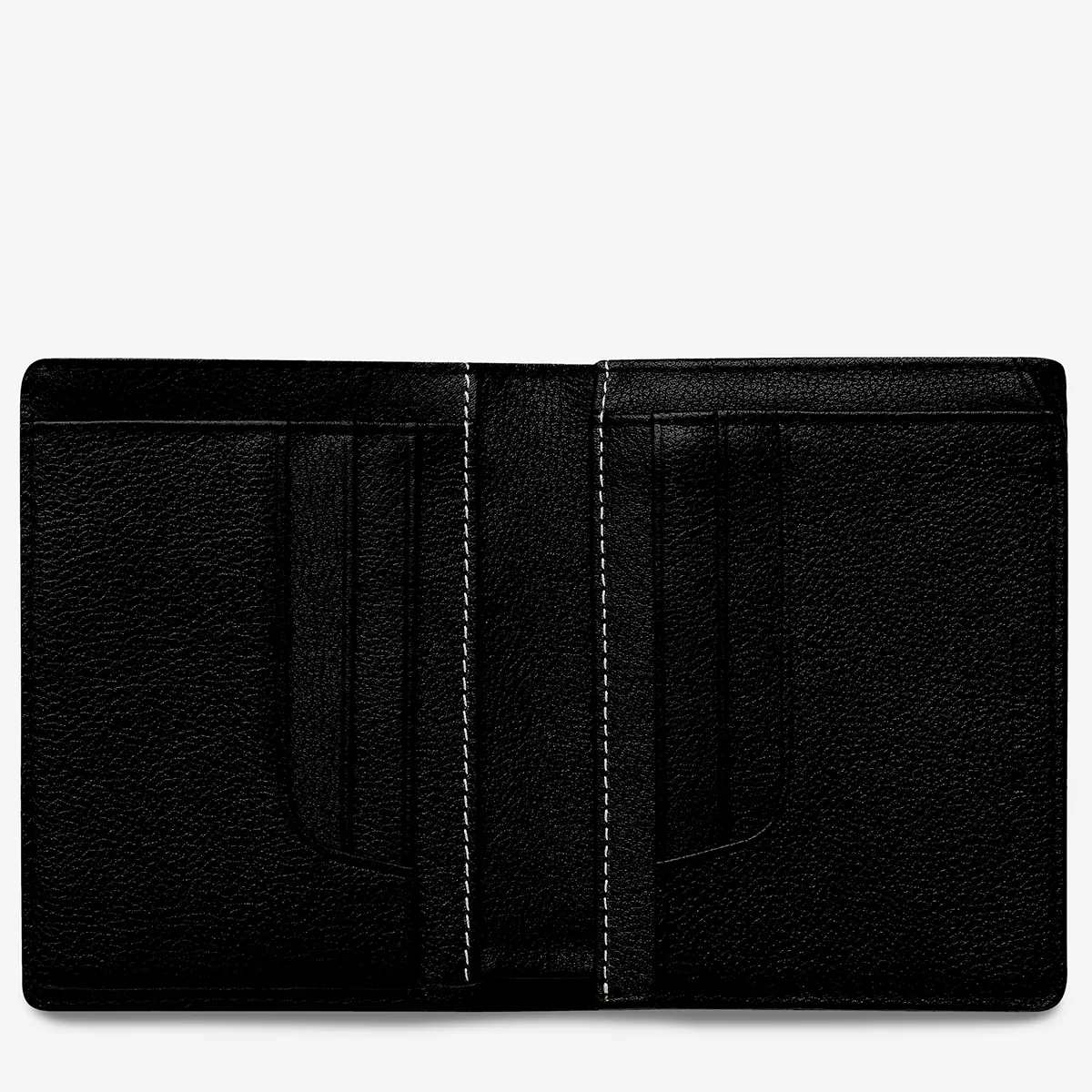 Status Anxiety MENS NATHANIEL WALLET BLACK LEATHER - Image 4