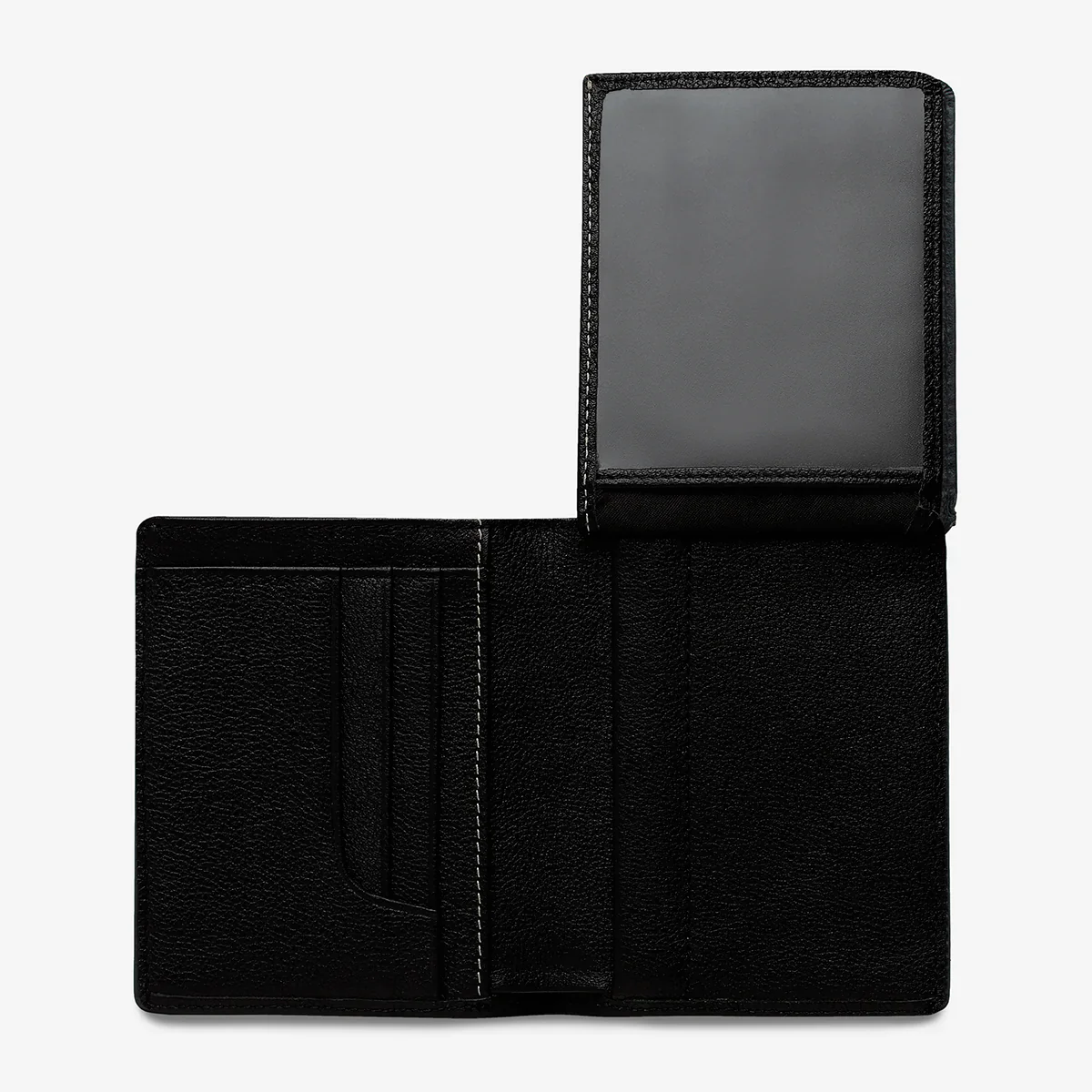 Status Anxiety MENS NATHANIEL WALLET BLACK LEATHER - Image 5