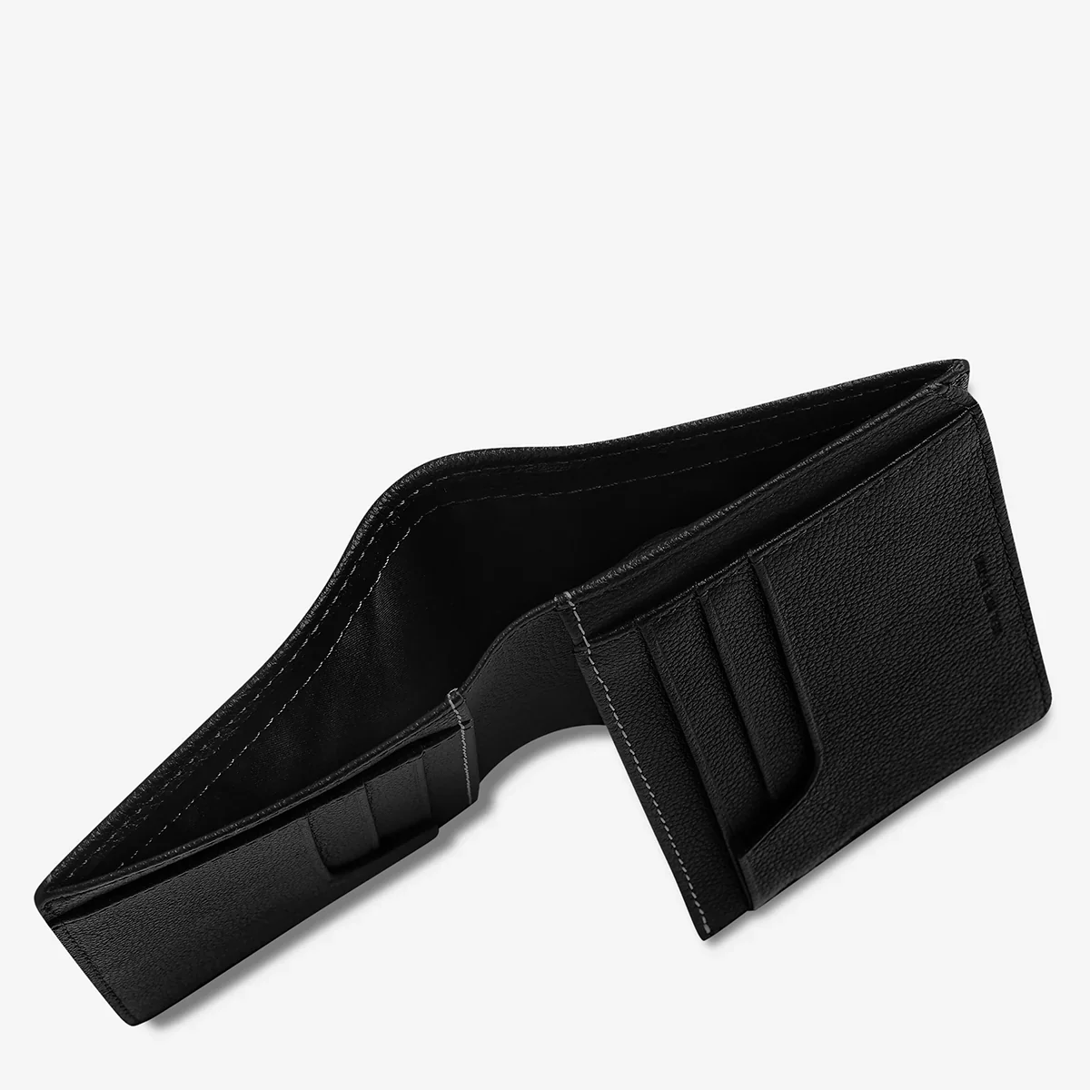 Status Anxiety MENS NATHANIEL WALLET BLACK LEATHER - Image 6