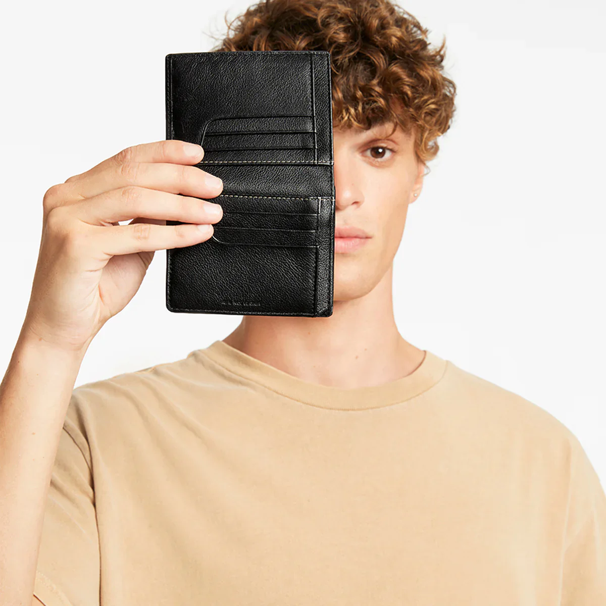 Status Anxiety MENS NATHANIEL WALLET BLACK LEATHER - Image 8