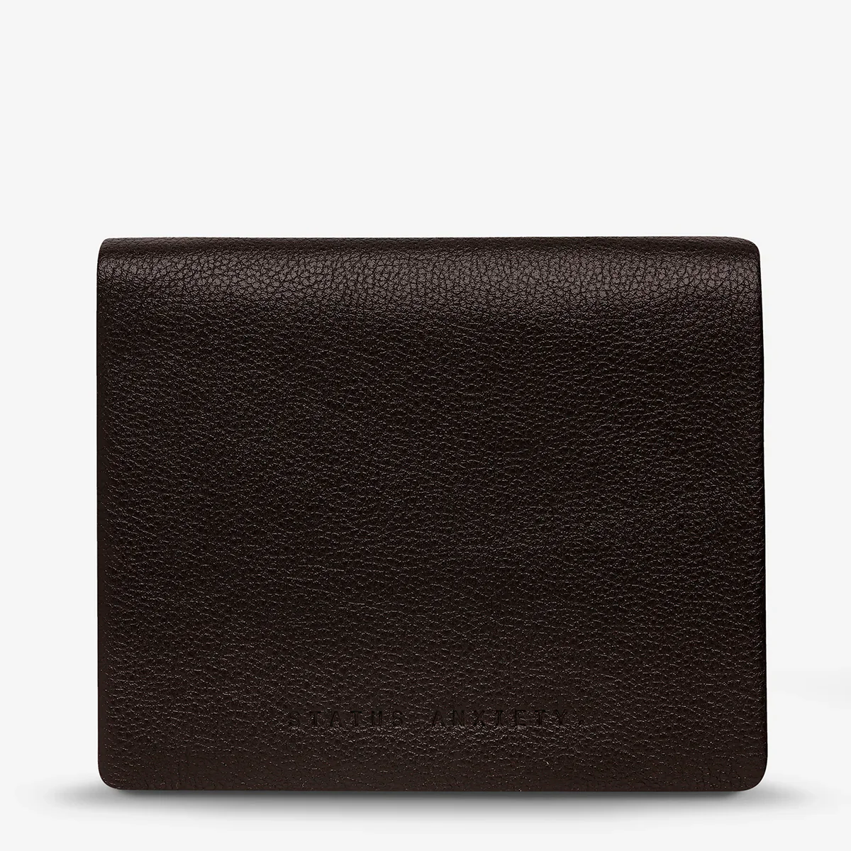 Status Anxiety MENS NATHANIEL WALLET CHOCOLOATE LEATHER - Image 6