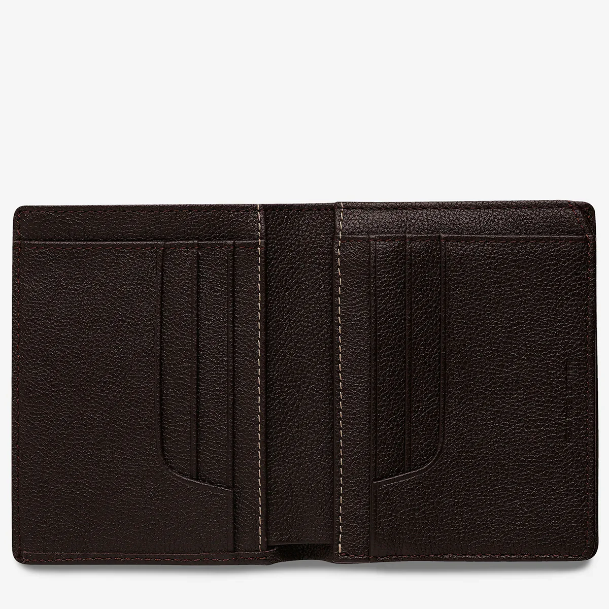 Status Anxiety MENS NATHANIEL WALLET CHOCOLOATE LEATHER - Image 8