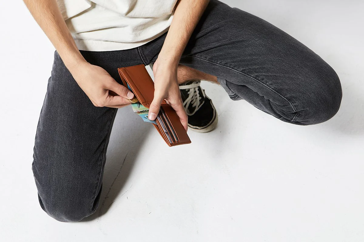Status Anxiety NOAH WALLET CAMEL LEATHER - Image 3