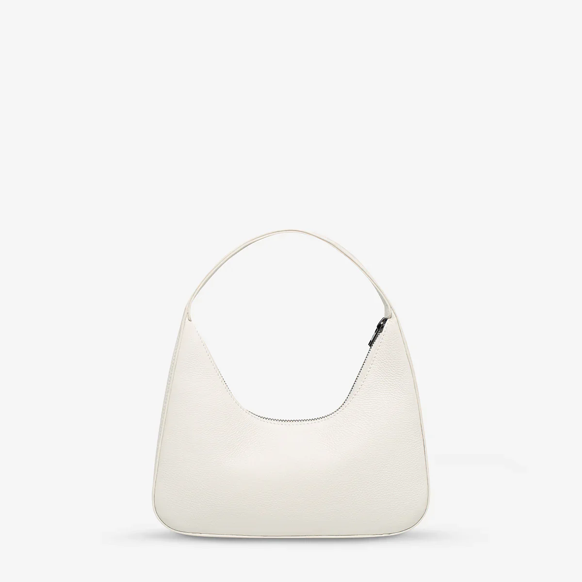 STATUS ANXIETY Womens Aurora Leather Bag - Chalk - Image 5