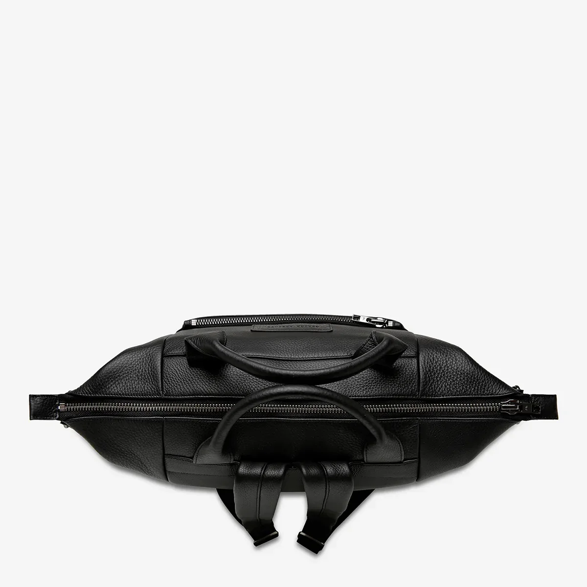 STATUS ANXIETY Womens Comes In Waves Black Leather Bag - Image 2