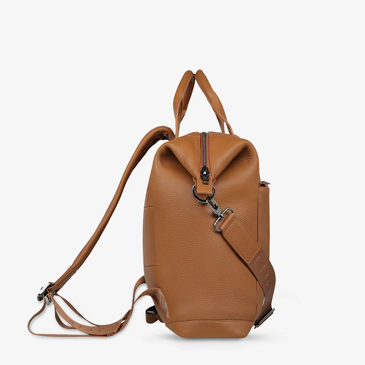 STATUS ANXIETY Womens Comes In Waves Leather Bag - Camel - Image 5