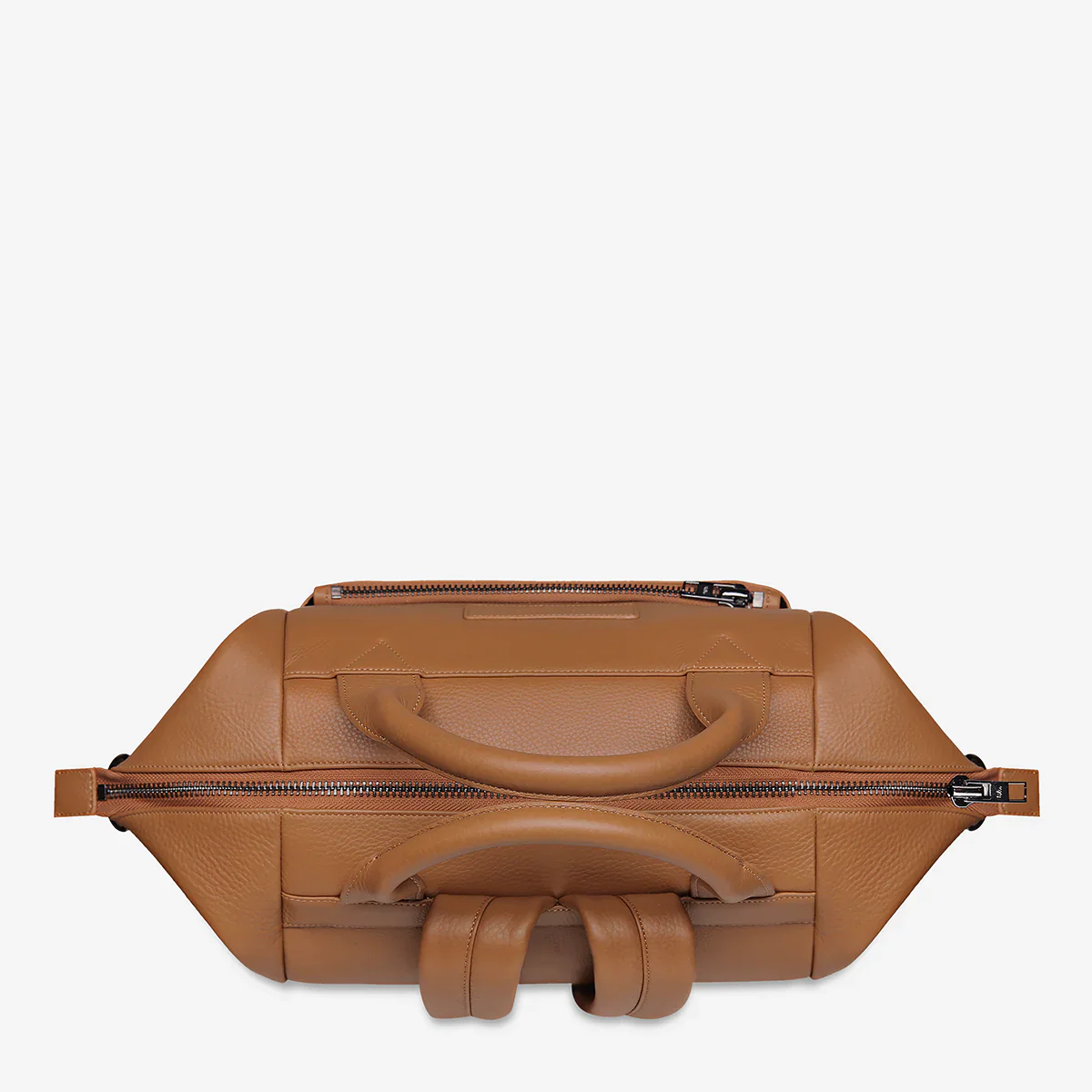 STATUS ANXIETY Womens Comes In Waves Leather Bag - Camel - Image 6