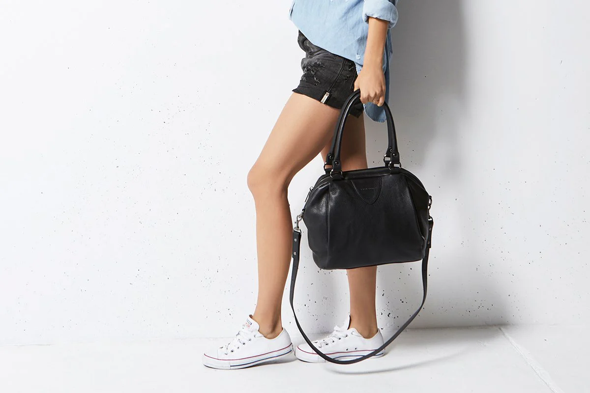 Status Anxiety WOMENS FORCE OF BEING LEATHER BAG - BLACK - Image 6