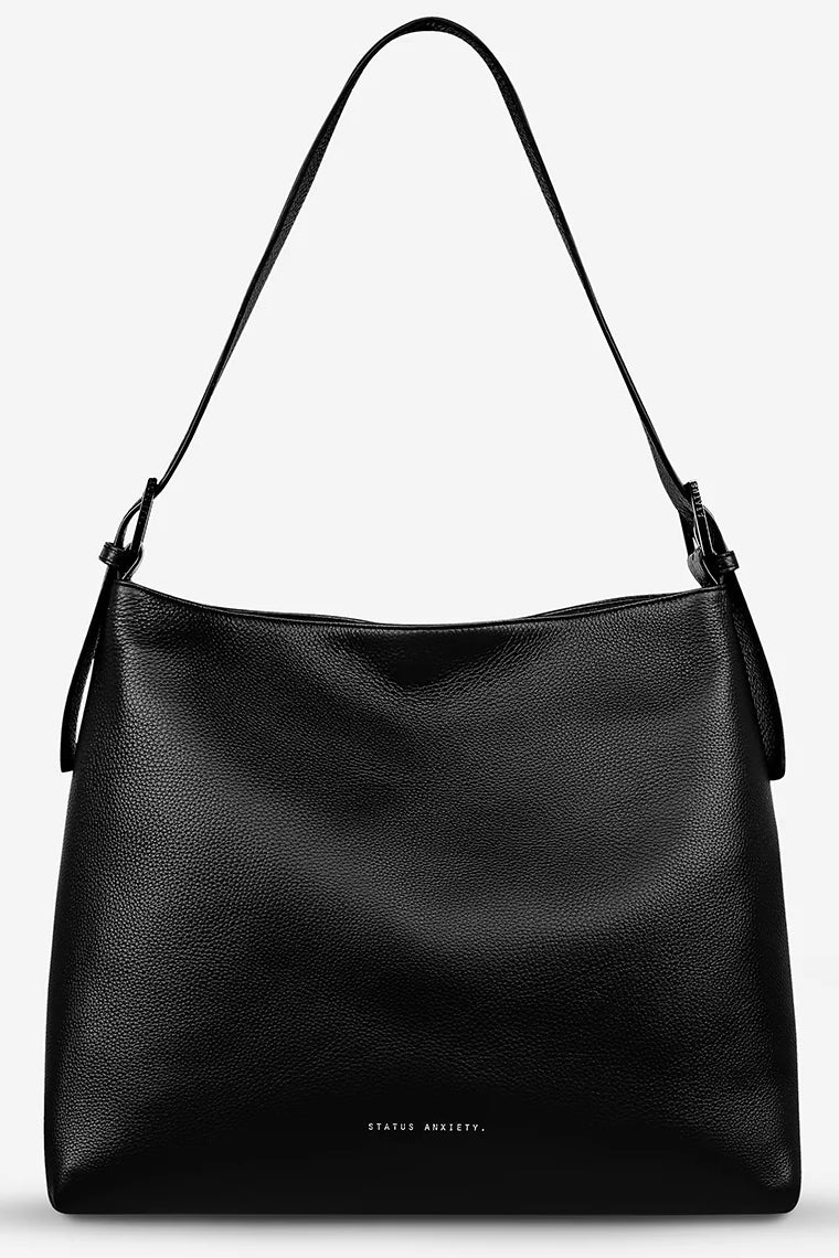 STATUS ANXIETY Womens Forget About It Leather Bag - Black