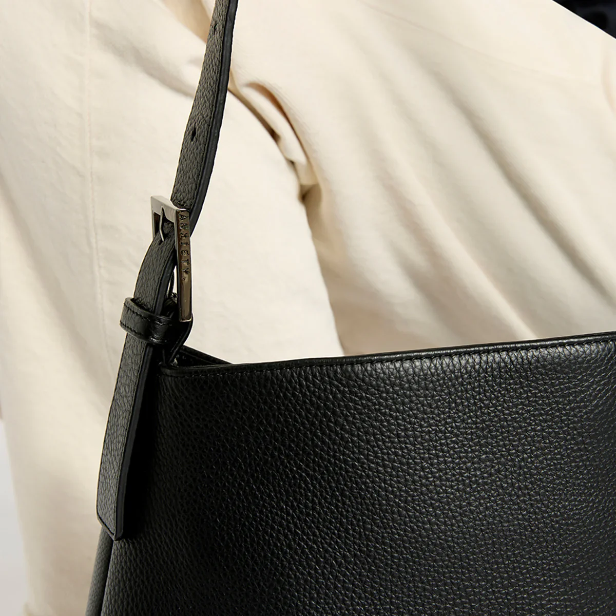 STATUS ANXIETY Womens Forget About It Leather Bag - Black - Image 9