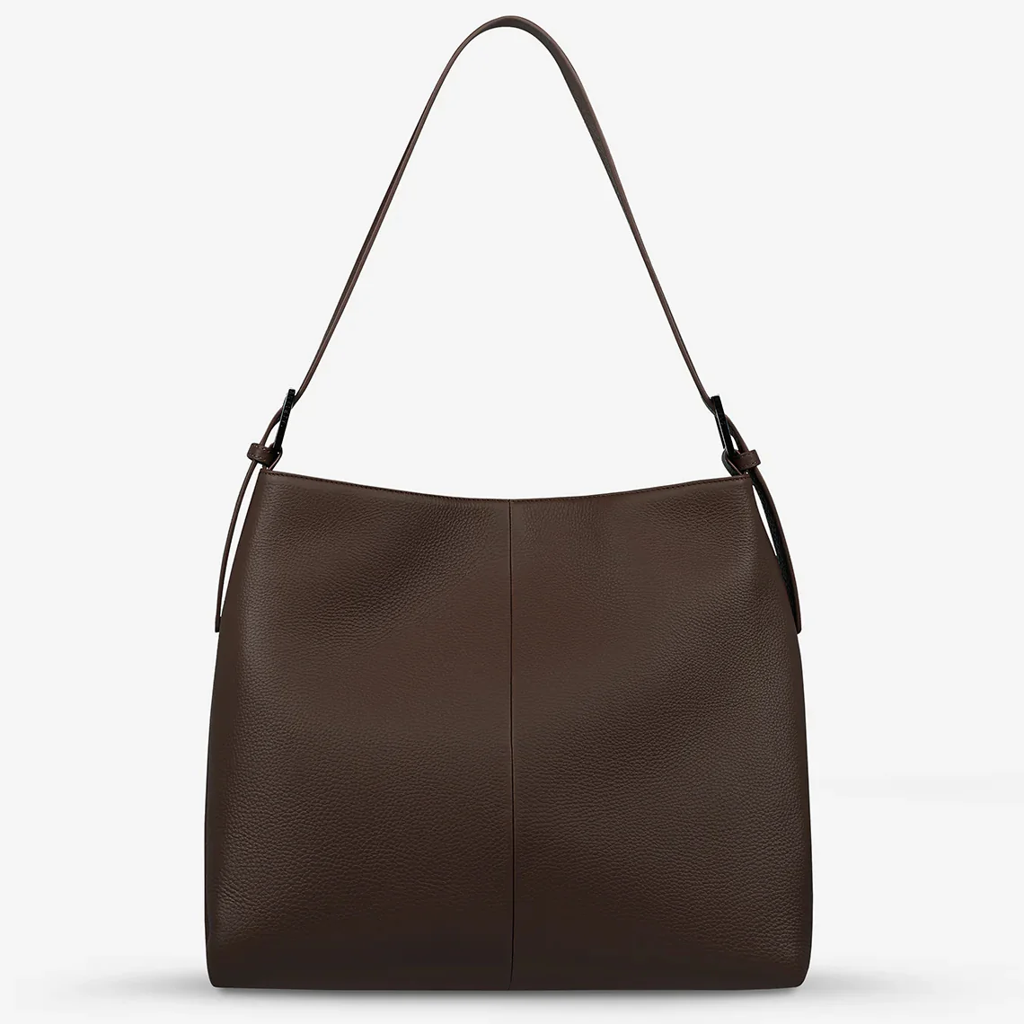 STATUS ANXIETY Womens Forget About It Leather Bag – Cocoa - Image 7