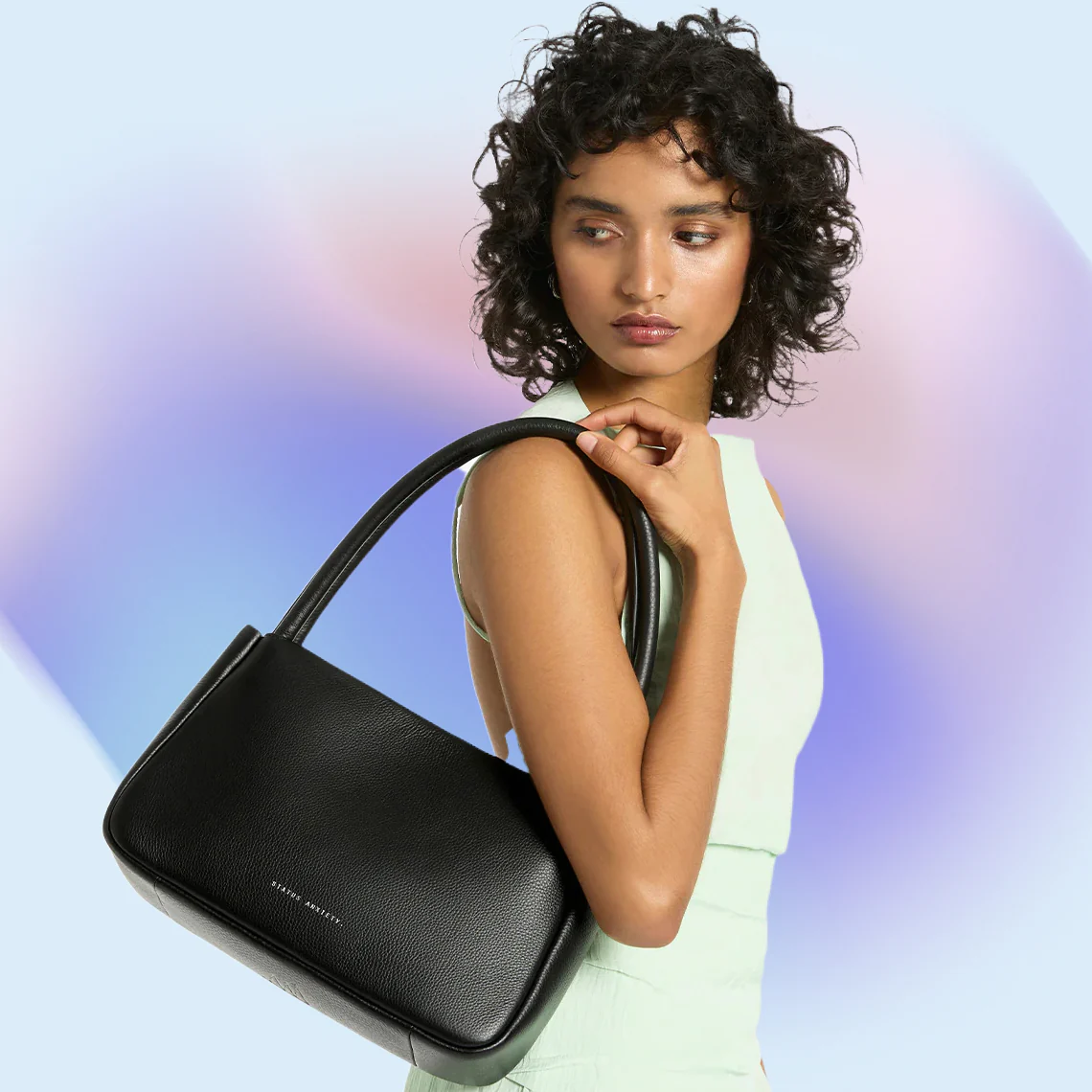 STATUS ANXIETY Womens Light Of Day Leather Bag - Black - Image 10