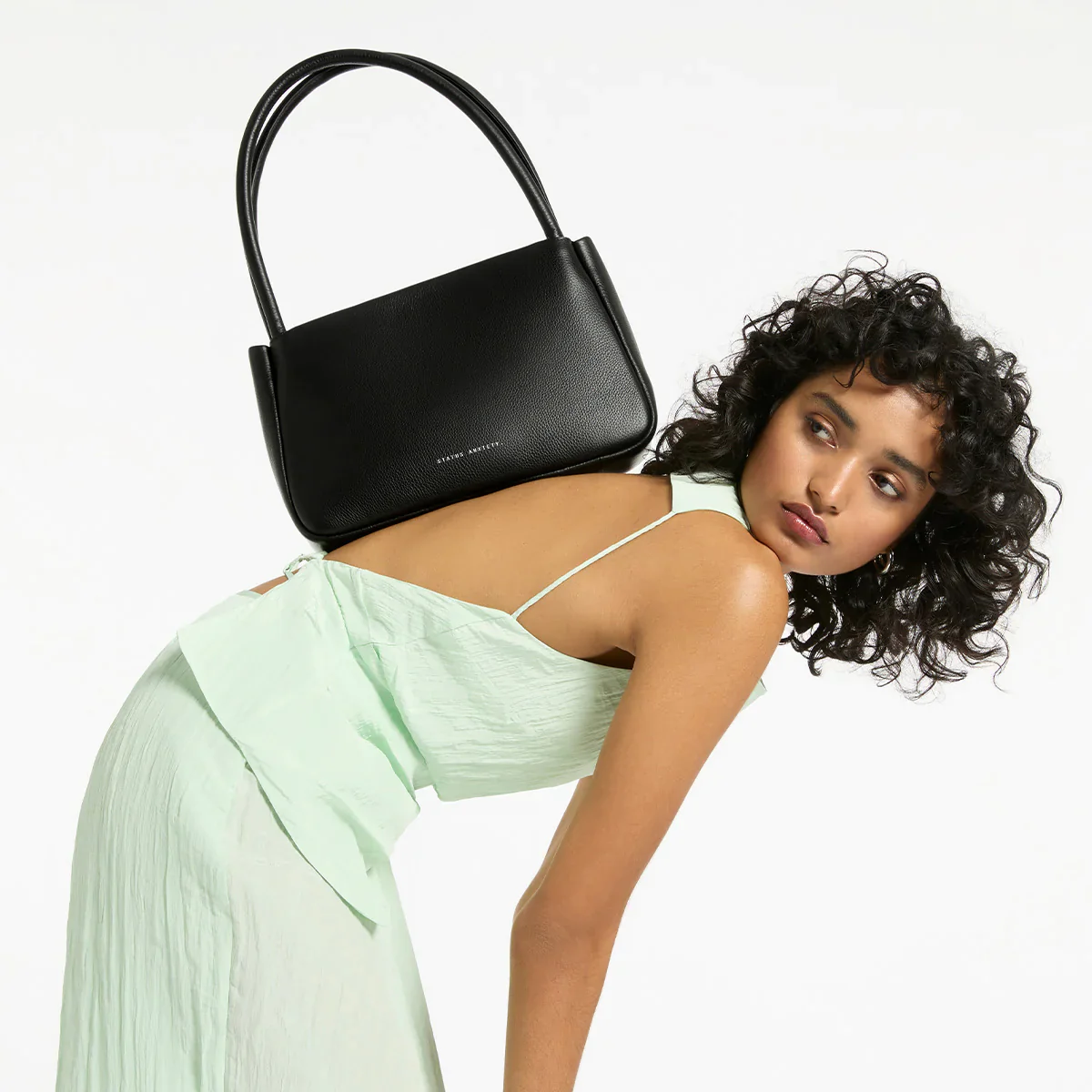 STATUS ANXIETY Womens Light Of Day Leather Bag - Black - Image 5