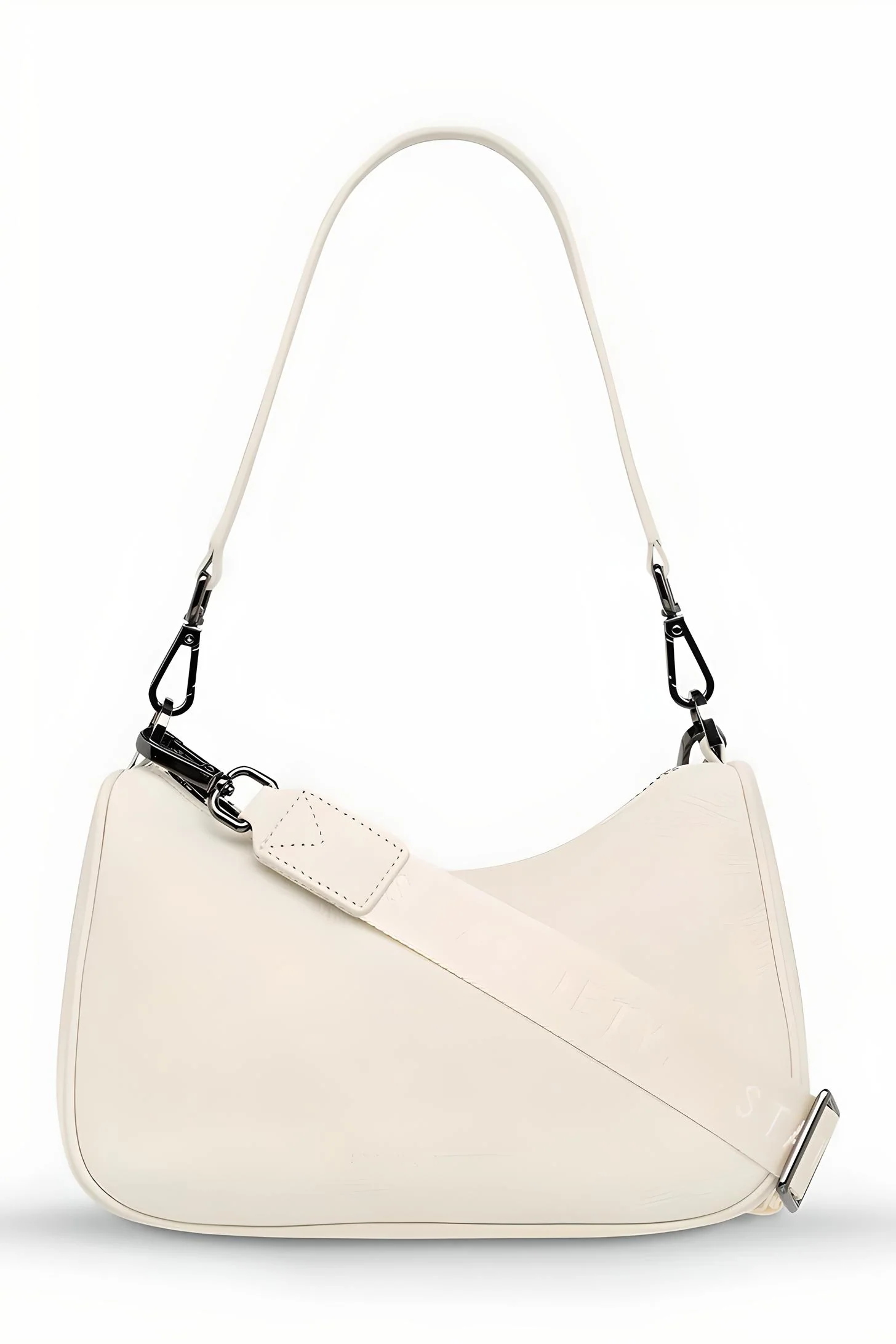 STATUS ANXIETY Womens Look Both Ways Leather Bag - Chalk