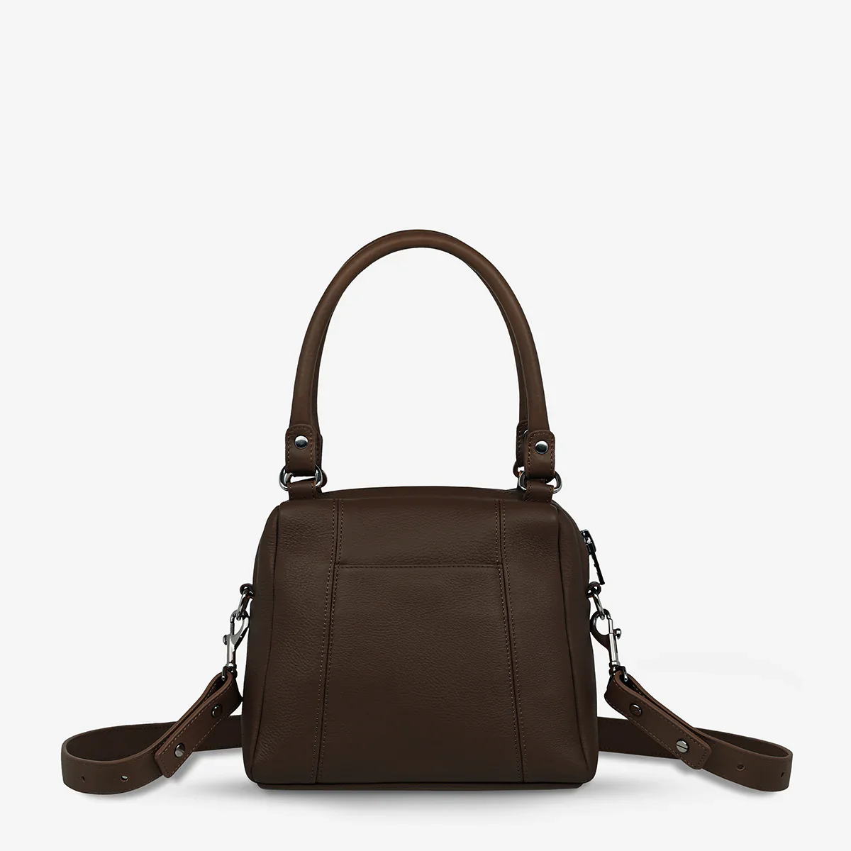STATUS ANXIETY Womens Mini Mountains Leather Bag - Cocoa - Image 5