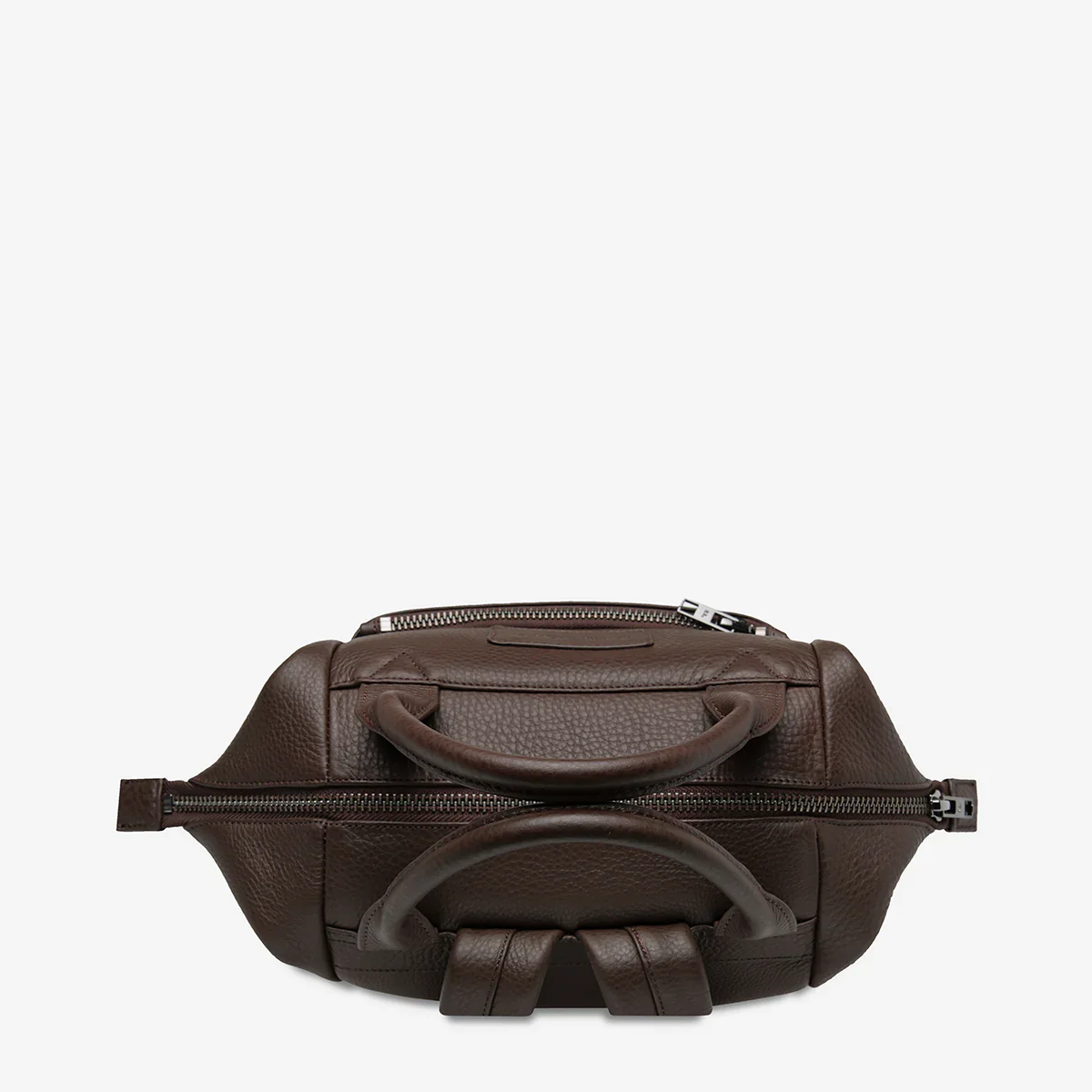 STATUS ANXIETY Womens Mini Waves Leather Backpack- Cocoa - Image 4