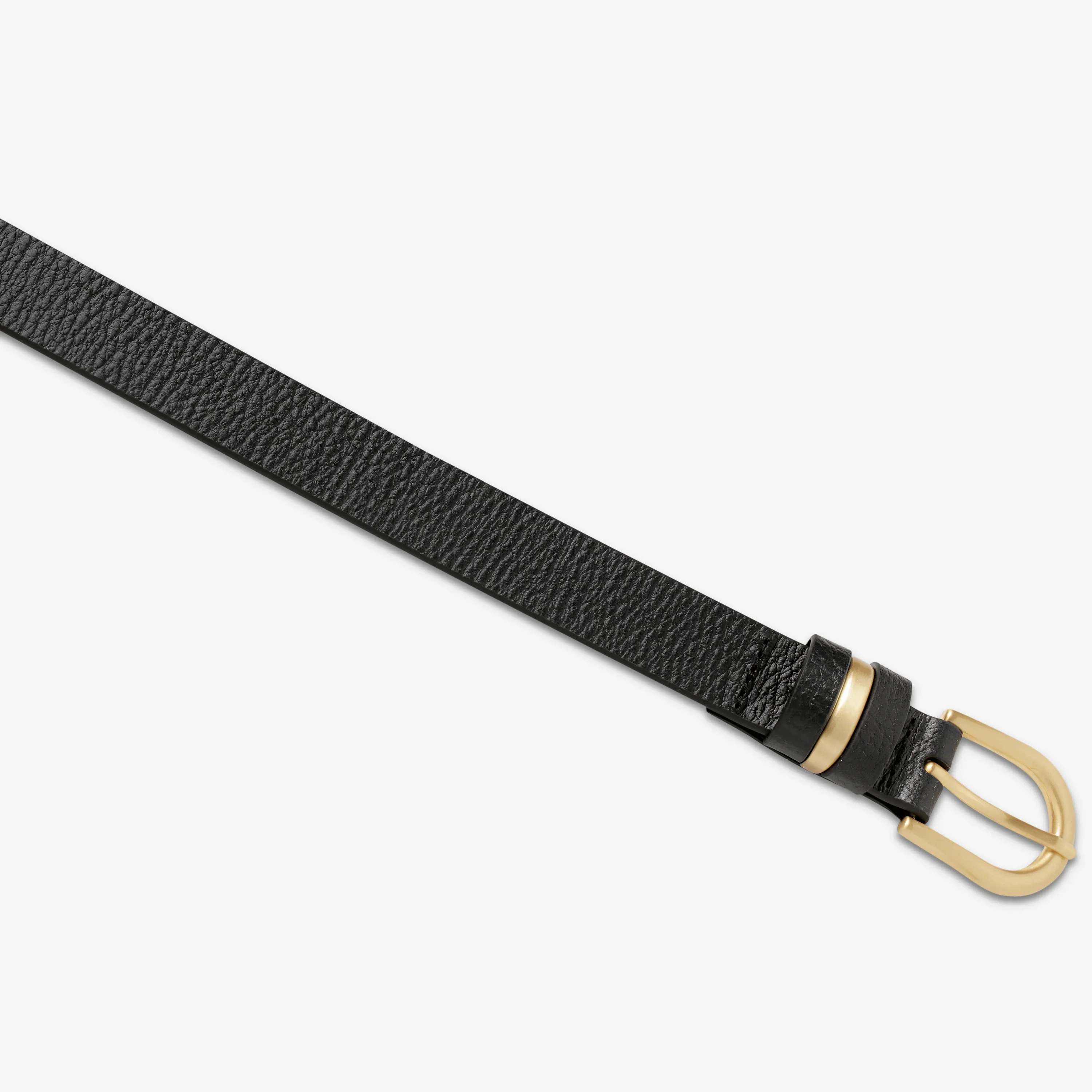 STATUS ANXIETY Womens Over And Over Leather Belt - Black/Gold - Image 3
