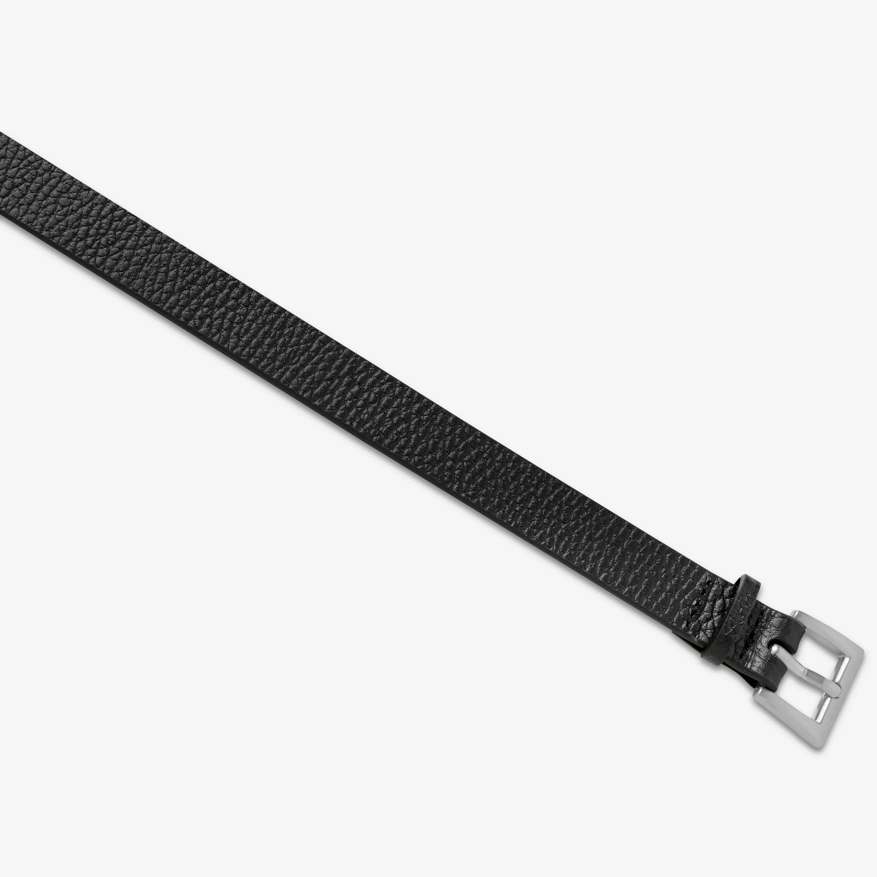 STATUS ANXIETY Womens Part Of Me Leather Belt - Black/ Silver - Image 4