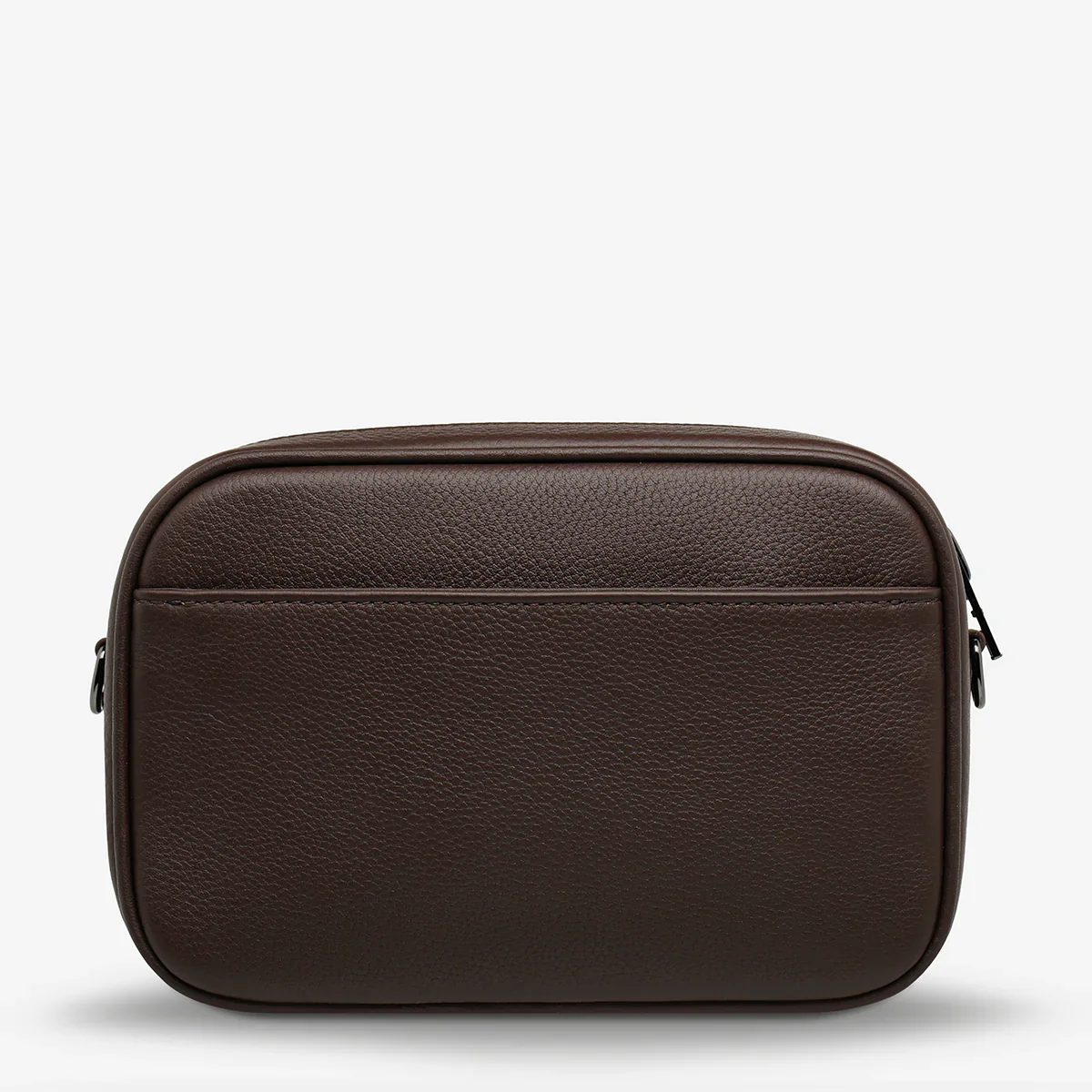 STATUS ANXIETY Womens Plunder Leather Bag with Dual Strap in Cocoa - Image 16