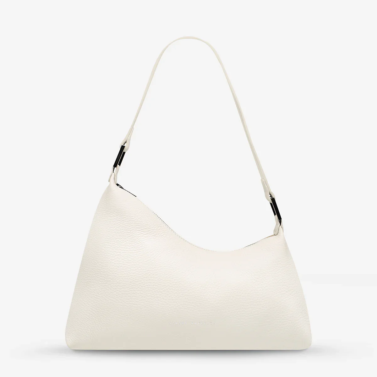 STATUS ANXIETY Womens Reverie Leather Bag - Chalk - Image 8