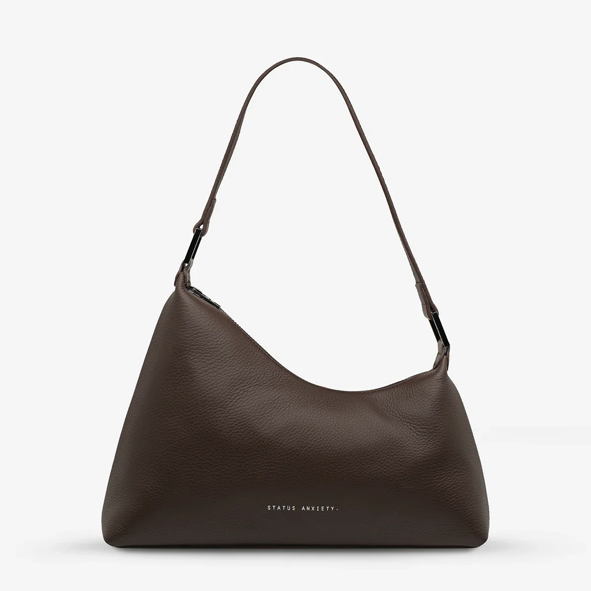 STATUS ANXIETY Womens Reverie Leather Bag - Cocoa - Image 5