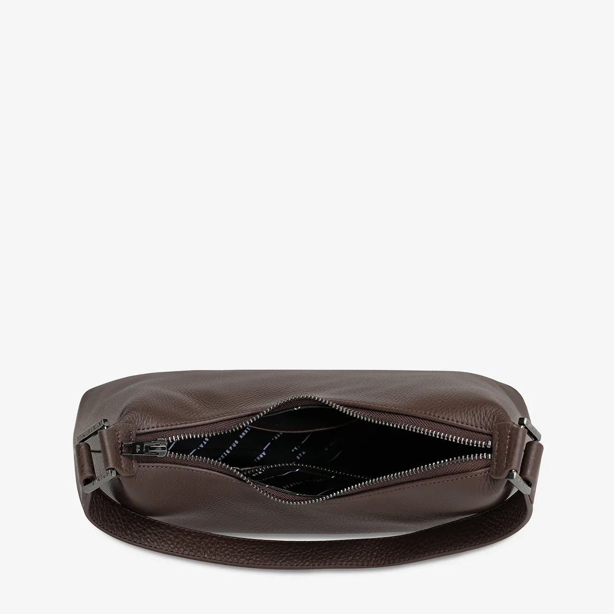 STATUS ANXIETY Womens Reverie Leather Bag - Cocoa - Image 8