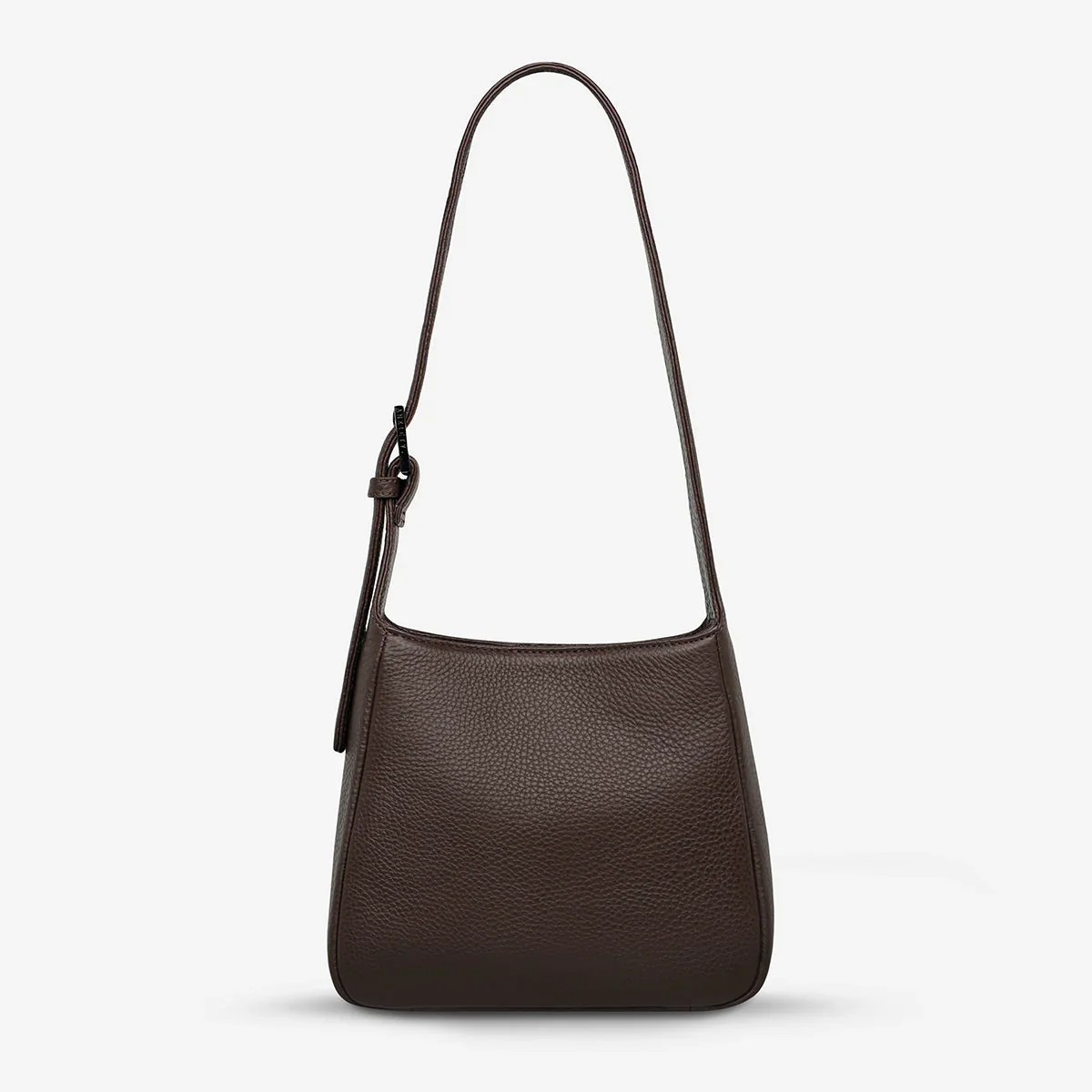 STATUS ANXIETY Womens Slipping Away Leather Bag in Cocoa - Image 11