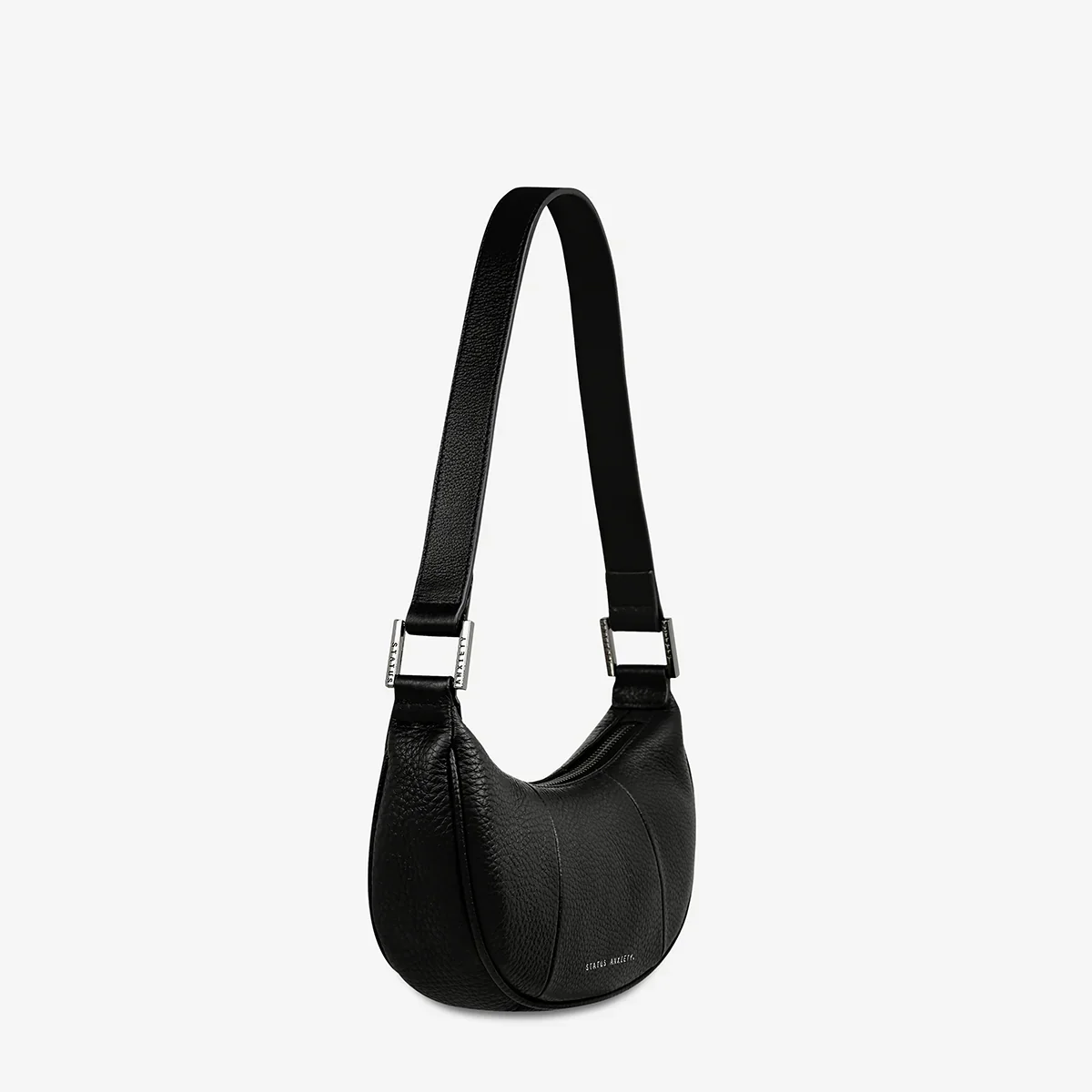 STATUS ANXIETY Womens Solus Leather Bag - Black - Image 5