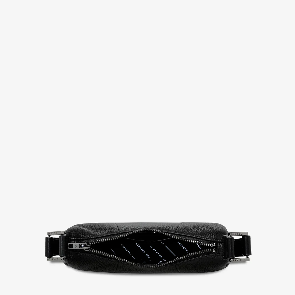 STATUS ANXIETY Womens Solus Leather Bag - Black - Image 6
