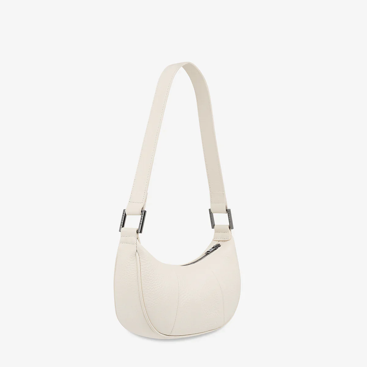 STATUS ANXIETY Womens Solus Leather Bag - Chalk - Image 3